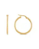Alberto Amati 14K Yellow Gold Polished Hoop Earrings