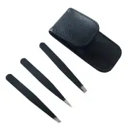 Professional Stainless Steel Slanted Straight pointy tip Eyebrow Tweezer