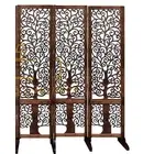 Wooden Room Partitions Room Dividers Screen Separator 3 With Stands Panels P2