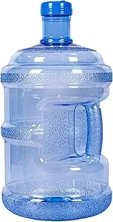2 Gallon Water Jug, Camping Water Jug with Handle Large Capacity Carrier Container Bpa Free Plastic Bottle for Home Drinking, Outdoor(Blue)
