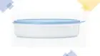 Tupperware Round Pie Taker Keeper Storage Container - Cup Cakes Brownies Server