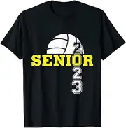 [X.Style] Class of 2023 Volleyball Senior Back to School ds398 T-Shirt Black