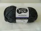 Yarn Moda Vera HUDSON Acrylic Alpaca Wool Black & White Fluff 100g Made In India