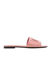Dolce Gabbana DG Logo Cut Out Slides 35,36,37.5,37,38.5,38,39.5,39,40,36.5,35.5 Pink