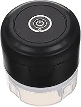 1Set Mini Electric Garlic Chopper Portable Food Processor for Vegetables Meat Easy One Handed Operation Material USB Rechargeable for Cooking