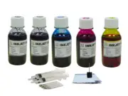 Refill ink kit for Canon PG-210 CL-211 MX410 MX420 5x100ml