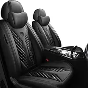 SAYOBO Car Seat Covers Fit for Renault Arkana Twingo Z.E. Duster Detour Latitude EZ-PRO Kadjar Captur Full Set Cushion Covers