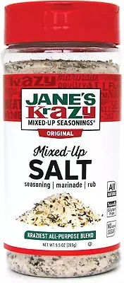 Jane'S Krazy Seasonings Mixed up Salt Canister, 9.5 Ounce
