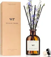 WEALD TRIBE Reed Diffuser Set for Bathroom Decor, Sticks with Flower