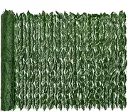 Artificial Ivy Privacy Fence Screen 0.5X3M Artificial Hedges Fence and Faux Ivy Vine Leaf Decoration for Outdoor Garden