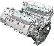 1UR 4.6L 8 Cylinders Car Engine Compatible with Lexus GS Land Cruiser Sequoia Tundra