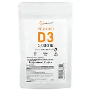 Micro Ingredients, Vitamin D3 , 5,000 IU, 500 Softgels