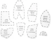GLSTOY 10pcs Sewing Templates Bowl Wrap Cut on Fold Template Memory Bear Sewing Patterns Bowknot Maker Templates Quilting Bowl Cozy Pattern Hot Ruler for Sewing Quilt Ruler Bear Stencil