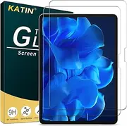 [2 Pack] KATIN Designed for iPad Pro 13-Inch M4 (2024) Screen Protector Tempered Glass, Anti-Scratch, Bubble Free, Case Friendly