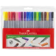 Faber Castell Grip Marker Ergonomic Triangular Barrel 20pk Ages 3 Years And Up