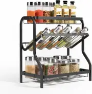 Spice Rack Organizer 3 Tier Shelf Seasoning Organizers and Storage Rack