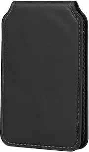 domoi Magnetic Card Case Support Magnetic Charging Models Multi-Function Wireless Charging Drop-Proof Card Case Easy to Use, Black, 500711571