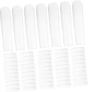 Healvian 504pcs Gel Nail Tips Full Nail Tips Fake Nails Long Oval for Banquet Masquerade Party Diy