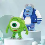 Monster University Building Blocks DIY Cartoon Characters Micro Brick Figure Toy