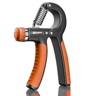 Adjustable Hand Grip Strengthener Color Black & Orange For Men