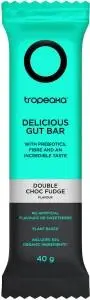 Tropeaka Orgranic Delicious Gut Bars Double Choc Fudge G/F 12x40g