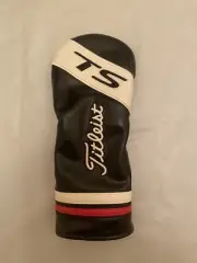 Titleist Golf TS Series TS1/TS2/TS3/TS4 Driver Head Cover - Black/White/Red