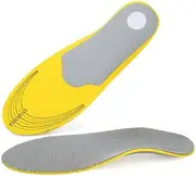AIMALL Arch Support Insoles Shoes Insert Orthotic Sole Running Cushion Plantar Pads - Cut-to-Fit, Breathable Comfort