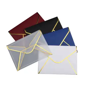 信封 信紙高檔燙金卡片小信封 加厚歐式復古透明信封袋燙金印刷訂製LOGO