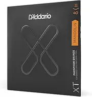 D'Addario XTM1140 XT Phosphor Bronze Mandolin Strings, Medium, 11-40