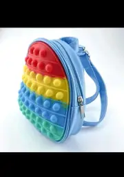 Light Blue Poppit Backpack