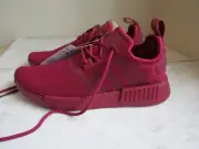 NIB Adidas NMD_R1 Maroon Running Shoe Mesh Lace Up Women's SZ 9 EU 41 UK 7.5
