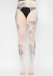 Take It Easy Fishnet Crotchless Tights