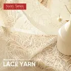 Luxury Curtain Sheer For Warp Knitting Lace Embroidered Window Thick Tulle Drape