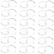 100Pcs Coin Collection Box Transparent Coin Holder Capsules for Safe Storage for Collectors Business and Exhibitions