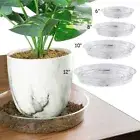 10pcs Plastic Flower Pot Base Round Plant Saucer New Flower Pot Tray Home