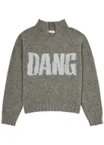 Erl Dangerous Intarsia Wool-blend Jumper - Grey - XL XL