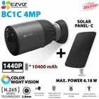 EZVIZ BC1C 4MP 2K+ 1440P Standalone Smart Home Battery CCTV Camera Solar Panel