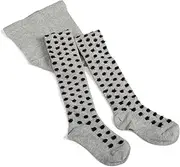 [Jefferies Socks] Baby Girls' Country Kids Fuzzy Dot Tight