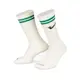 Nike 襪子 Everyday Plus 奶油 綠 雙勾 刺繡 中筒襪 長襪 復古 條紋【ACS】DQ9165-133