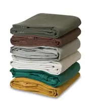 Heavy Duty Canvas Tarp - Water and Mildew Resistant
