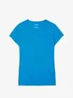 New HOWIES size XS ladies organic cotton tee tshirt short-sleeve Malibu blue