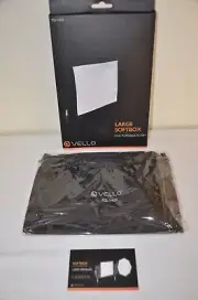 NEW Vello Large Folding Softbox portable flash diffuser camera