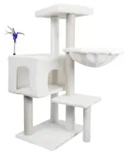 Cat Tree Has Scratching Toy with A Ball Activity Centre Cat Tower Furniture J...