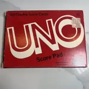 NEW Vintage 1978 100 UNO Double Score Card Pads Paper Pad Sheet Refills Complete