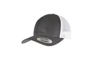 Flexfit Unisex Adult 360 Omnimesh Mesh Two Tone Cap (Charcoal/White) (One Size)