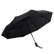 Black 10Ribs Automatic Umbrella Auto Open Close Compact Folding Anti Rain Windproof AU