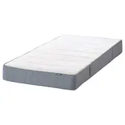 VESTMARKA sprung mattress, extra firm/light blue, Single