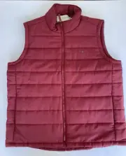 RM Williams Vest Mens Size XL Red Puffer Patterson Creek Adult Full Zip