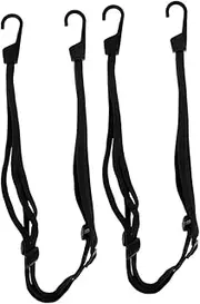 Amosfun 2pcs High Elastic Tie Down Straps Heavy Duty Bungee Cords for Motorcycle Helmets Luggage Cargo Durable Material Portable Elastic Cargo Rope for Versatile Use