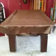 Heavy Duty FITTED Pool Snooker Billiards TABLE COVER - 7' - BROWN
